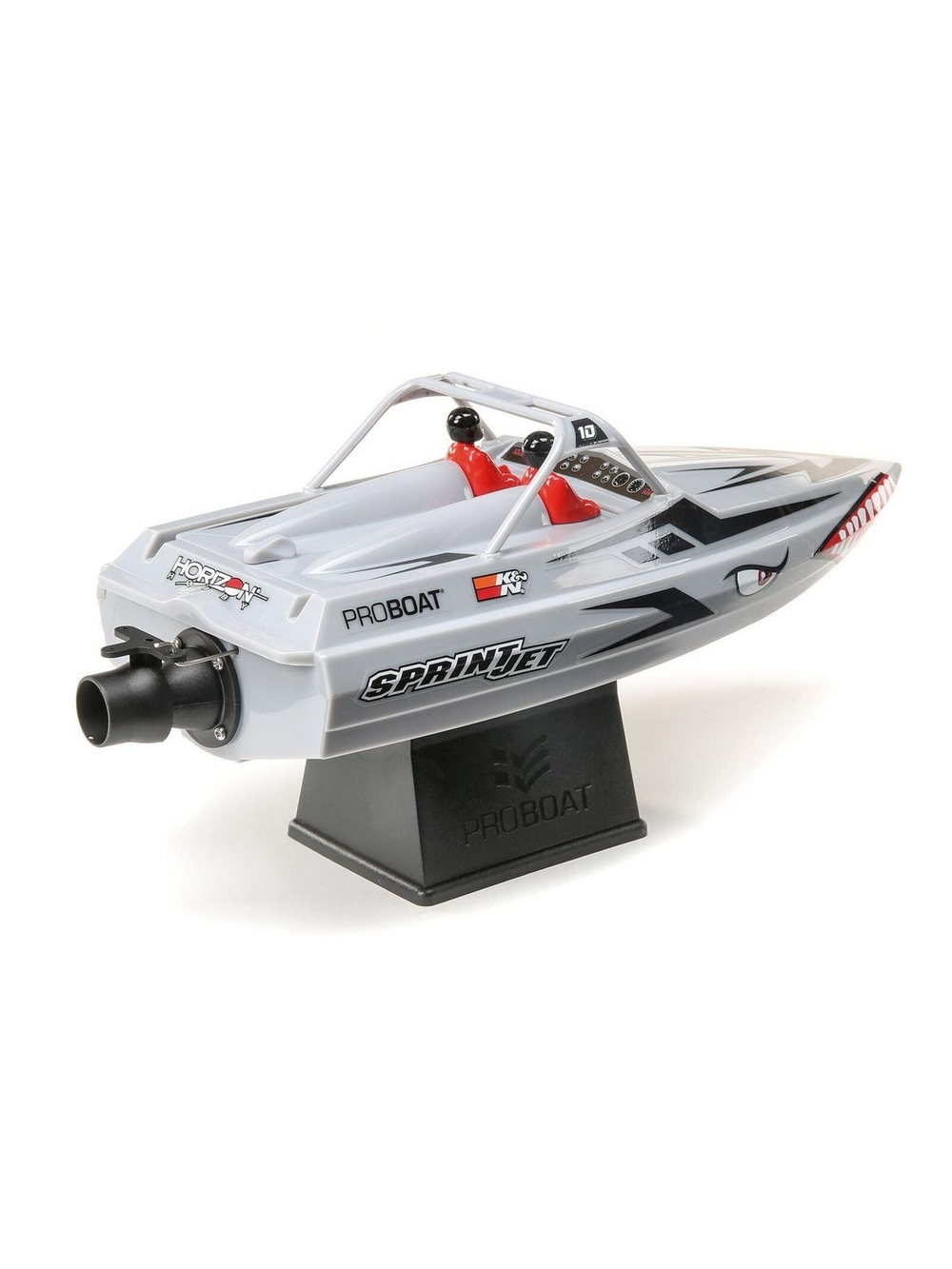 Радиоуправляемый катер ProBoat Sprintjet 9-inch Self-Right Jet Boat (серебряный) RTR
