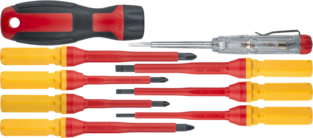 Отвёртка Navigator 99 994 NHT-Otd05-H8 (диэлектрическая, с битами, набор 8 шт.)