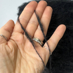 PAFFUTO - Fashion Mill; 40% меринос,25% мохер, 35% акрил; 400м/100гр; col. 110019, цвет: черный