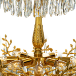 Citilux RITZ CL310262 Люстра хрустальная подвесная Золото