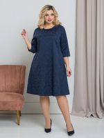 Платье 1318 темно-синий Novita (Акция)