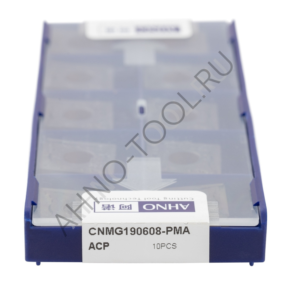 Пластина твердосплавная ISO CNMG190608-PMA ACP20E AHNO по стали, получистовая