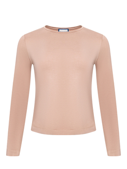 Лонгслив бежевый женский