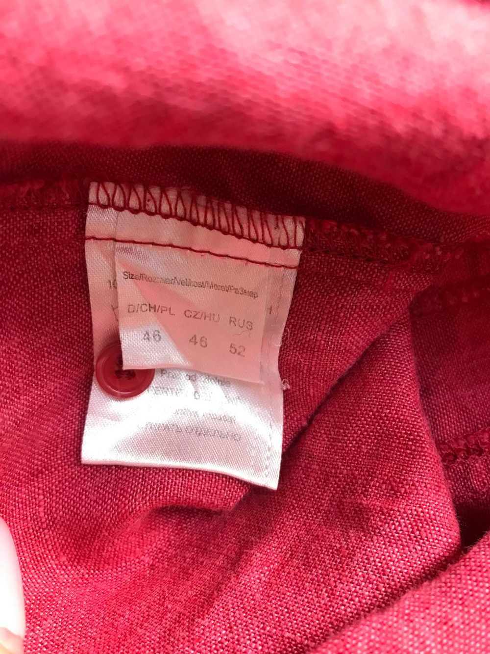 Блузка Franco Callegari льняная, маркировка 46, визуально на 52 размер