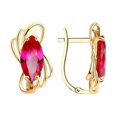 Серьги Au 585 (727048)