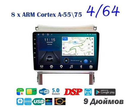 Topway TS10 4+32GB 8 ядер для Hyundai IX55 2008-2012