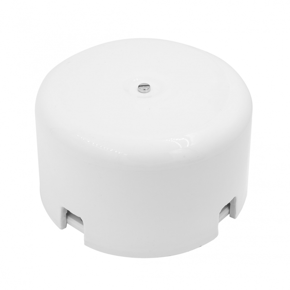 Распределительная коробка 90мм, керамика, цвет белый B1-523-01