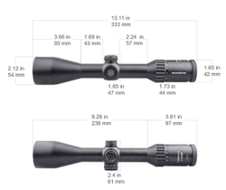 Оптический прицел Vector Optics Continental 2-12x50 Hunting, сетка L4a, 30 мм, азотозаполненный, с подсветкой (SCOM-15P)