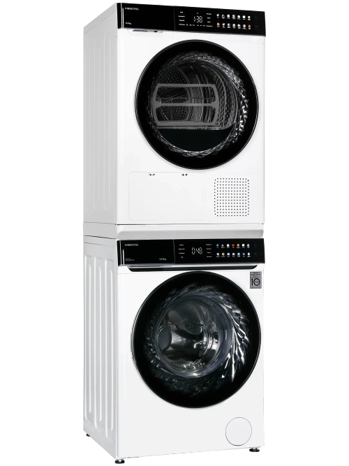 Сушильная машина Hiberg HDQ11 10 W + Стиральная машина Hiberg i-DDQ11 1014 W