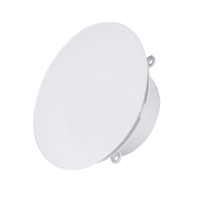 Вытяжной тонкий вентилятор для ванн ММ-Р 06 стекло круглый 90 м³/час с обратным клапаном белый матовый