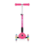 Самокат Globber Junior Foldable Lights розовый
