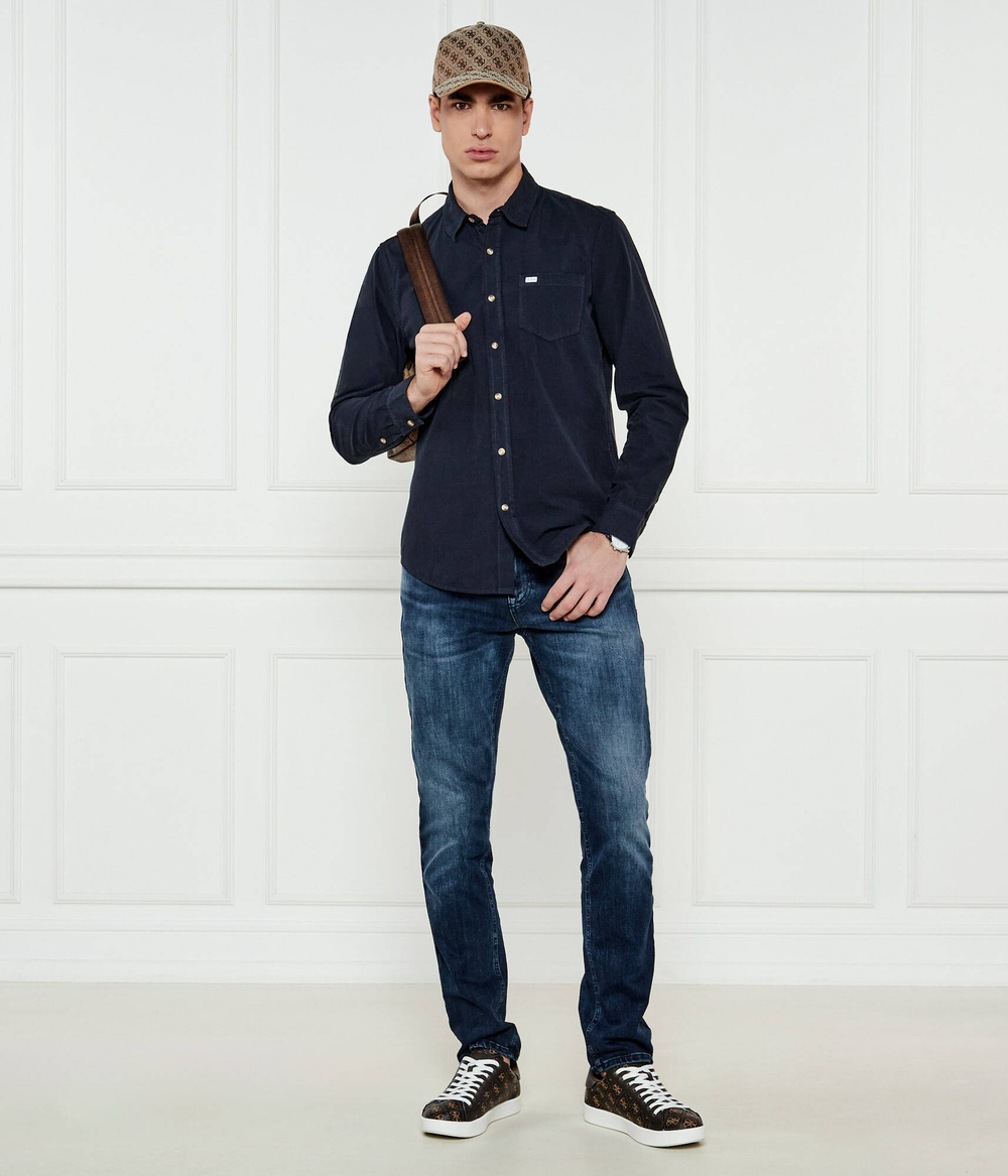 Рубашка Guess Jeans - темно-синий(M4YH35 WGCF1)