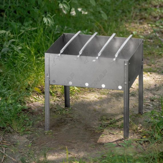 Мангал сборный Helios Light 300x240x300мм, 4 шампура, сталь 0,3мм (HS-МC.01-Э-1) Helios (0)