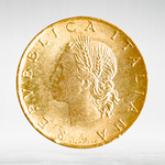 Italy 20 Lire 1988 R "Oak Branch", AU