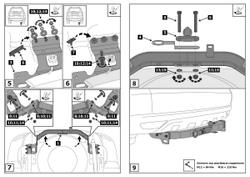 Фаркоп с элект. Smart, для Mitsubishi Pajero Sport II, III поколение 2008-2016 2016-2021, шар F, 2000/75 кг, F.4015.002, Berg (паспорт, сертификат)