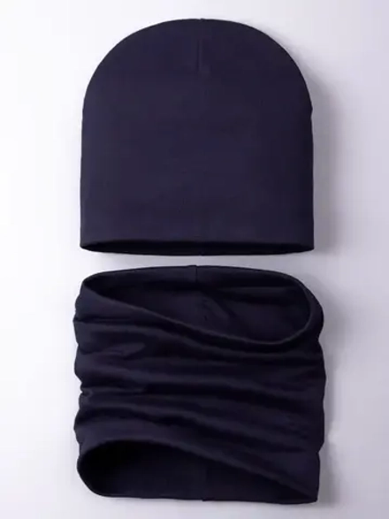 Шапка детская осенняя и снуд