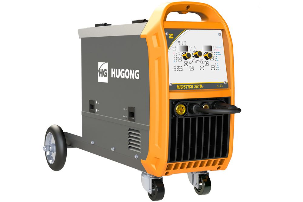 Сварочный полуавтомат HUGONG MIG/STICK 251D III - [220В / 30-250А / MIG/MAG]