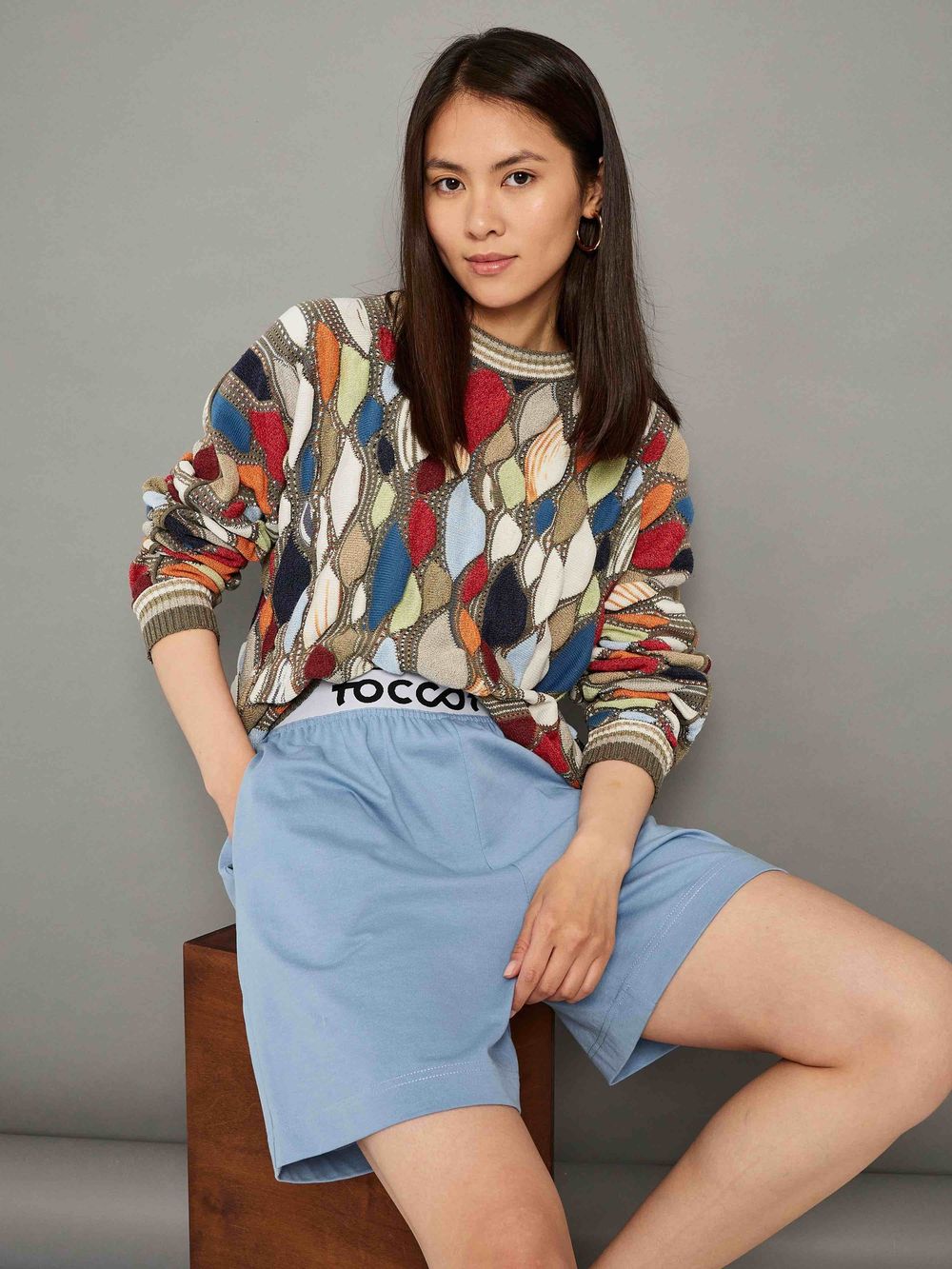 Шорты Toccotwo Пляжные Sky