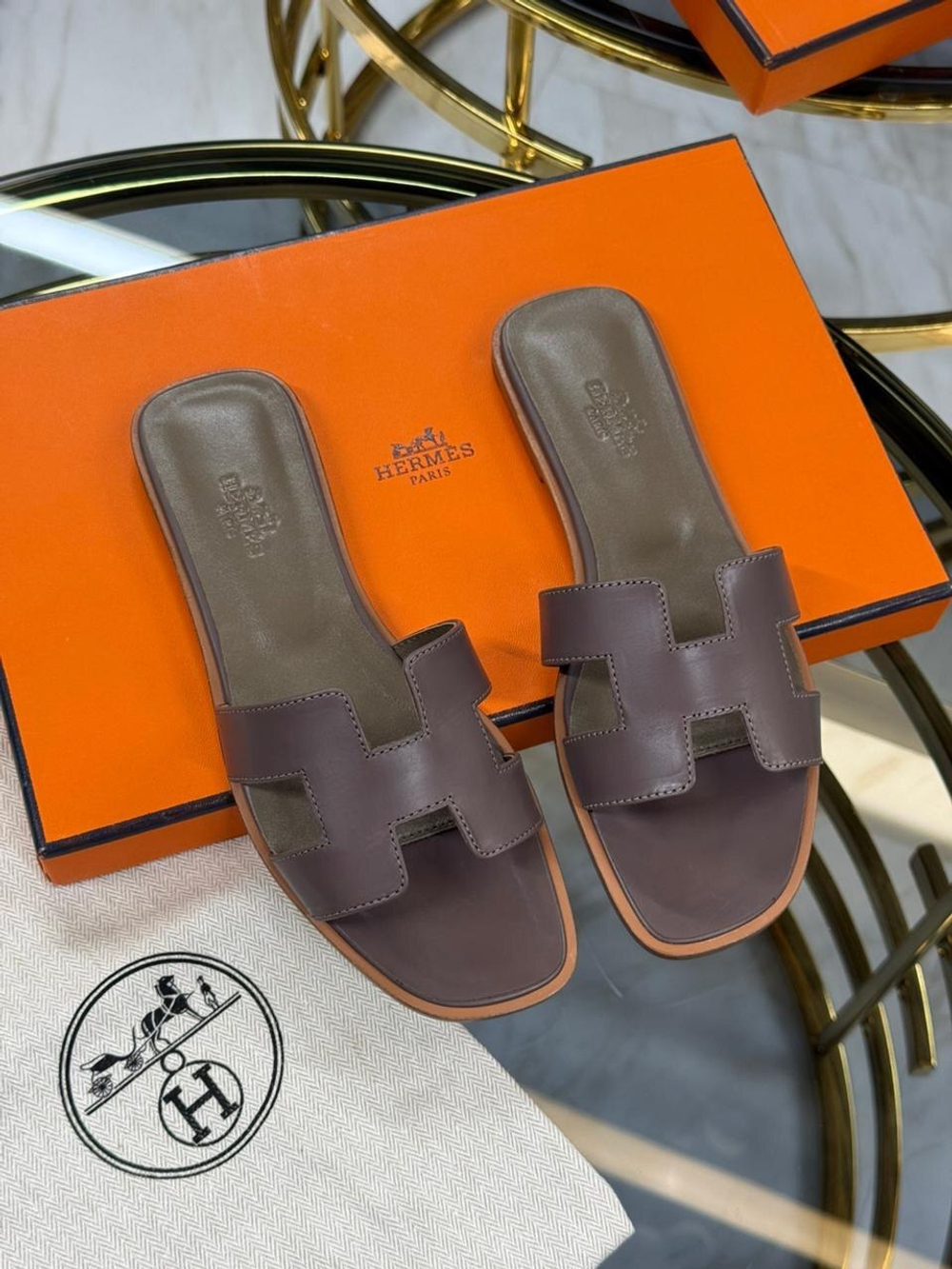 Шлепанцы Hermes