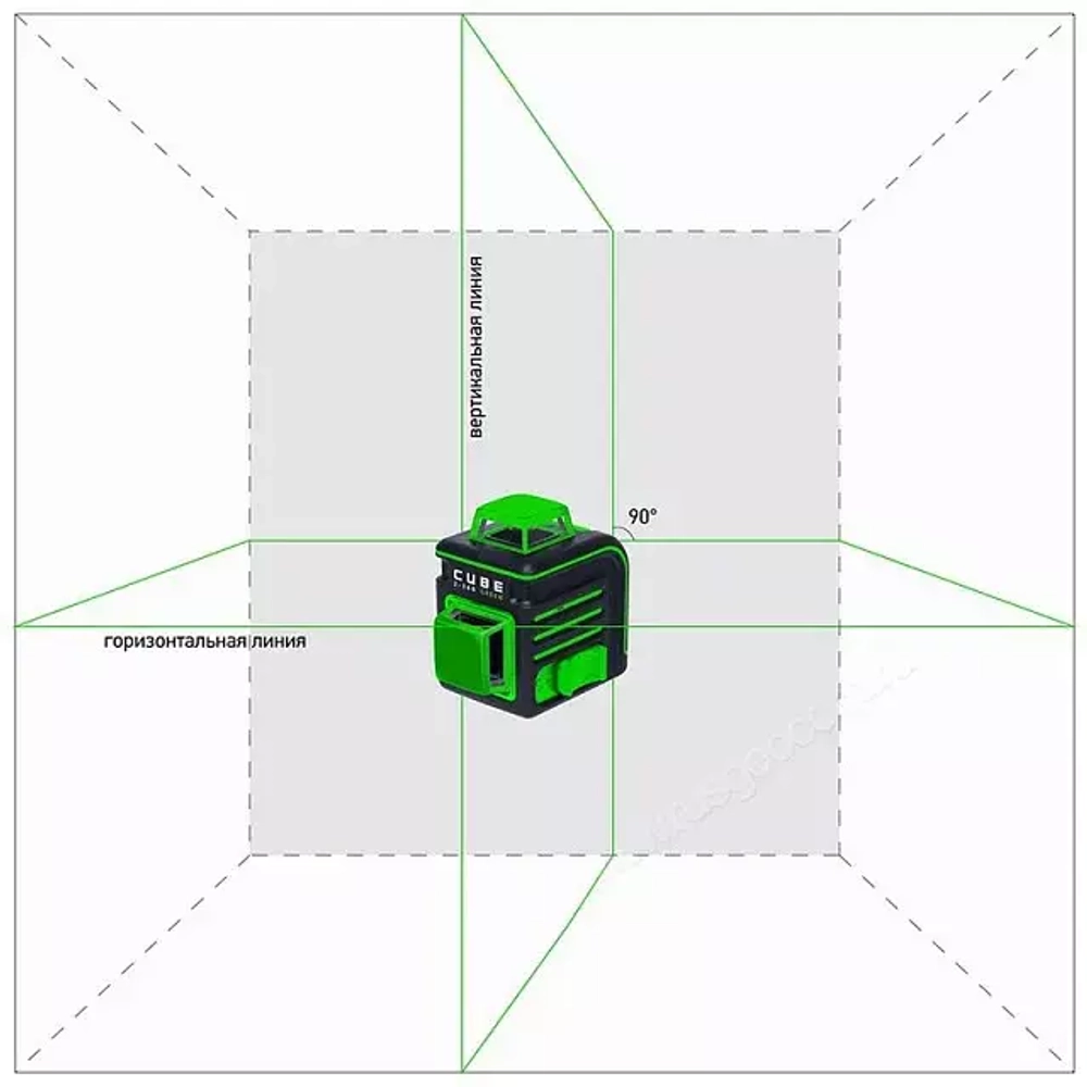 Лазерный уровень ADA Cube 2-360 Green Ultimate Edition