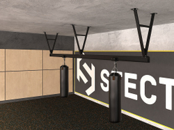 Комплект монорельса для подвесных снарядов (L=5,94 метров) с кронштейнами H=900 мм