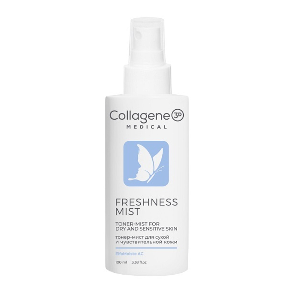 Тонер-мист для сухой и чувствительной кожи Medical Collagene 3D Freshness Mist 100мл