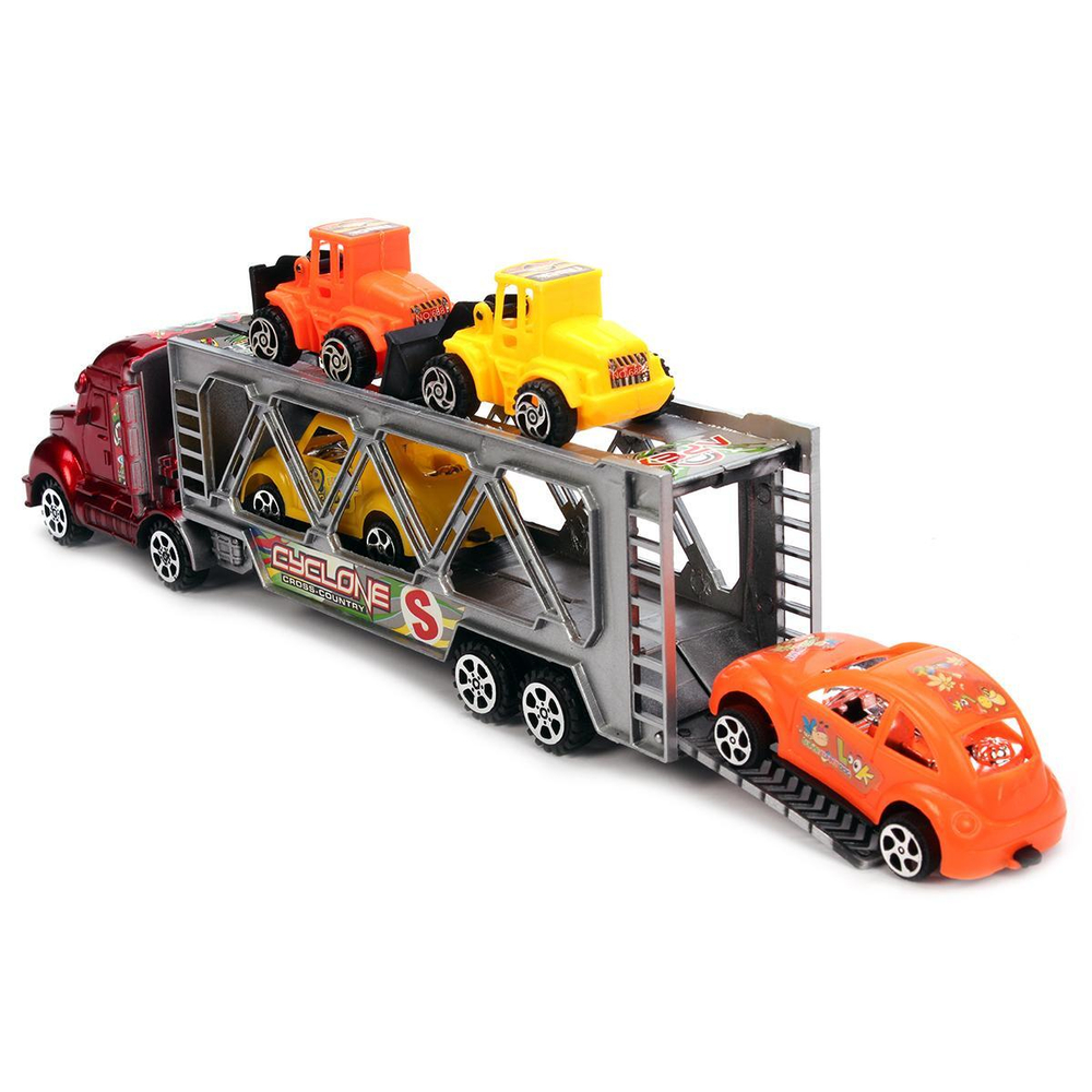 Автовоз ин. +4спецтехники, ПК JL6683-3