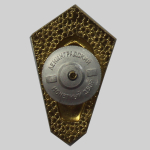 Знак об окончании сельскохозяйственного техникума (на закрутке) СССР алюминий