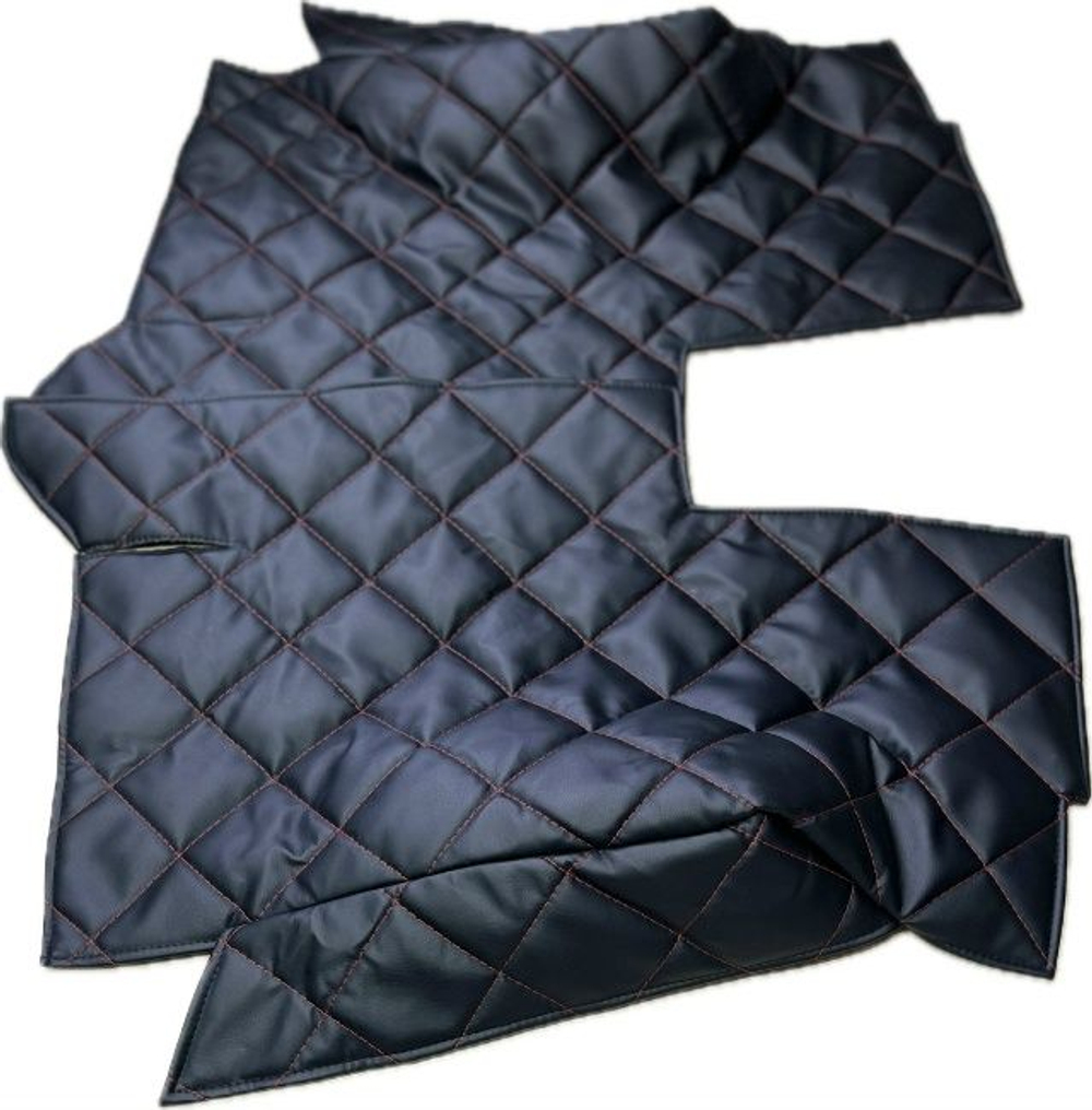 Коврики (утеплитель) под сиденья УАЗ 452 Буханка (красная нить ромб)