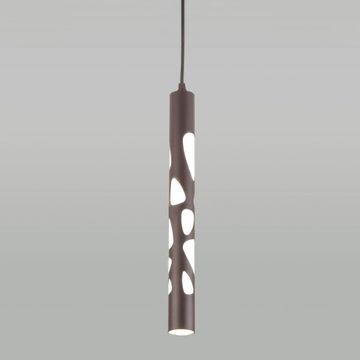 Подвесной светодиодный светильник DLR037 12W 4200K кофейный Eurosvet