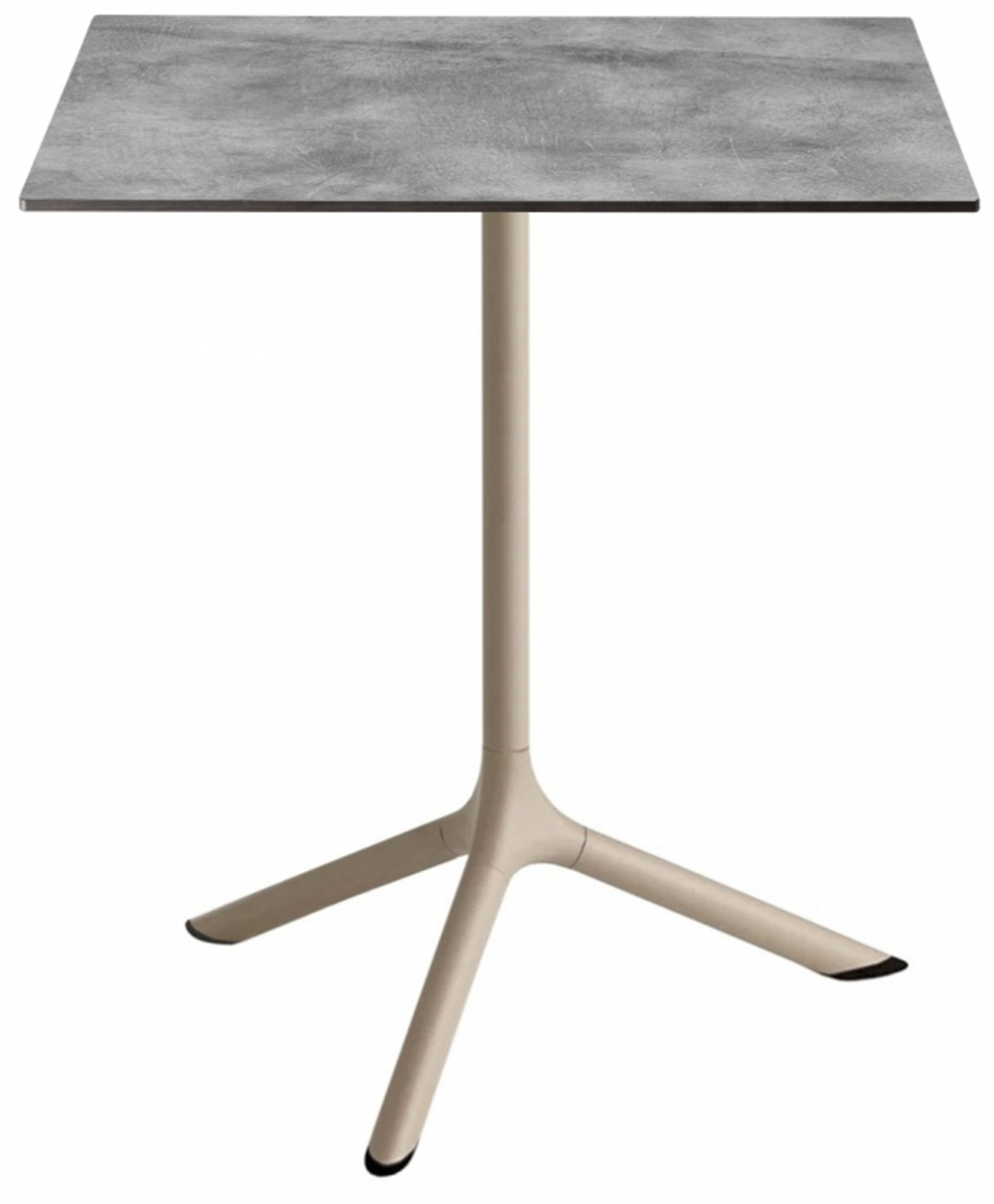 Стол ламинированный обеденный Scab Design Tripe, тортора, цементный