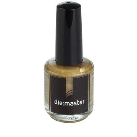 Лак дистанционный для штампиков, золотой, 15 мл.