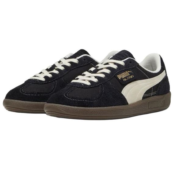 PUMA Palermo Vintage Кроссовки для скейтбординга Низкие Черный / Экрю Унисекс