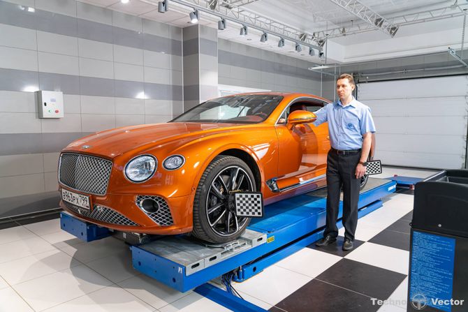 ТехноВектор (T 7204 TAS) стенд сход-развал 3D