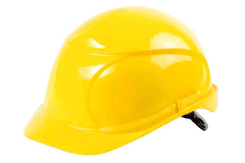 Каска желтая (с храповым механизмом)