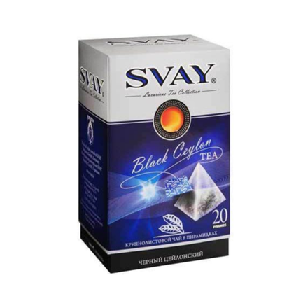 Чай черный Svay Black Ceylon, 20 пирамидок