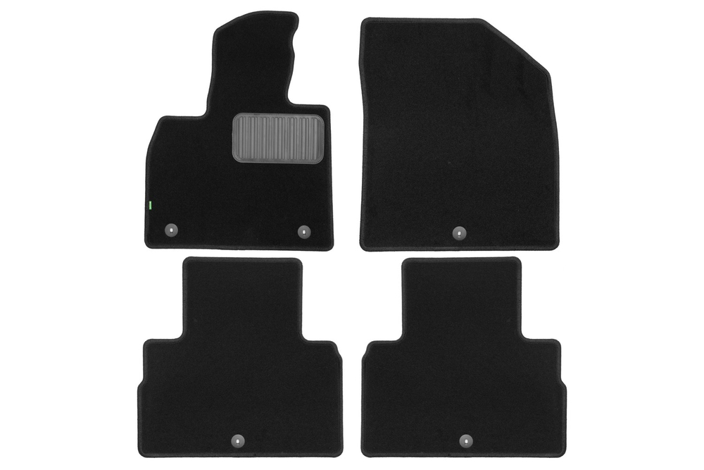 Коврики в салон для HYUNDAI Palisade, 2020-, кроссовер, 8мест, 4шт. (текстиль) KLEVER0202007401210KH