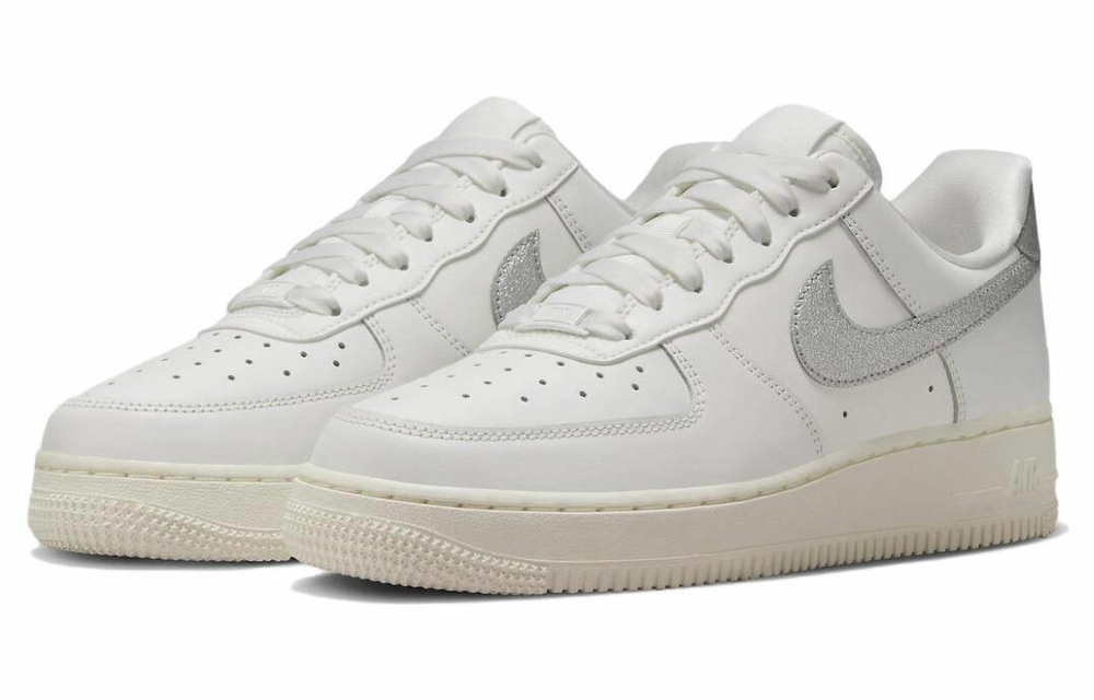Кроссовки Nike Air Force 1 Low Silver Swoosh (Женская размерная сетка)