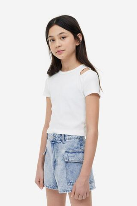 H&M Джинсовые шорты,  синий