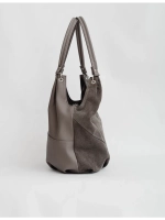 Сумка большая через плечо натуральная замша