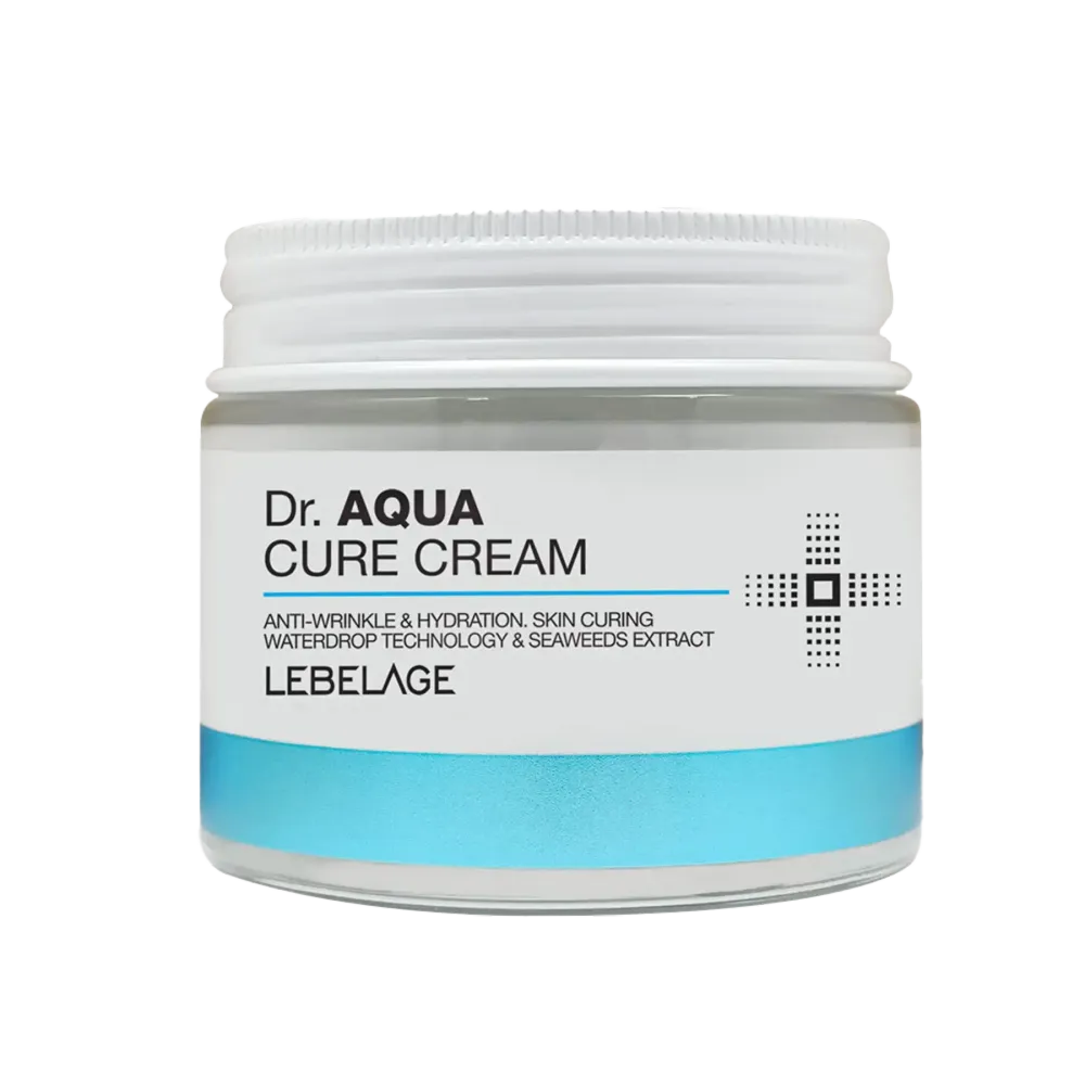 Увлажняющий крем для лица с гиалуроновой кислотой LEBELAGE Dr. Aqua Cure Cream 70 мл.