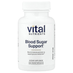 Vital Nutrients, добавка для поддержания уровня сахара в крови, 60 веганских капсул