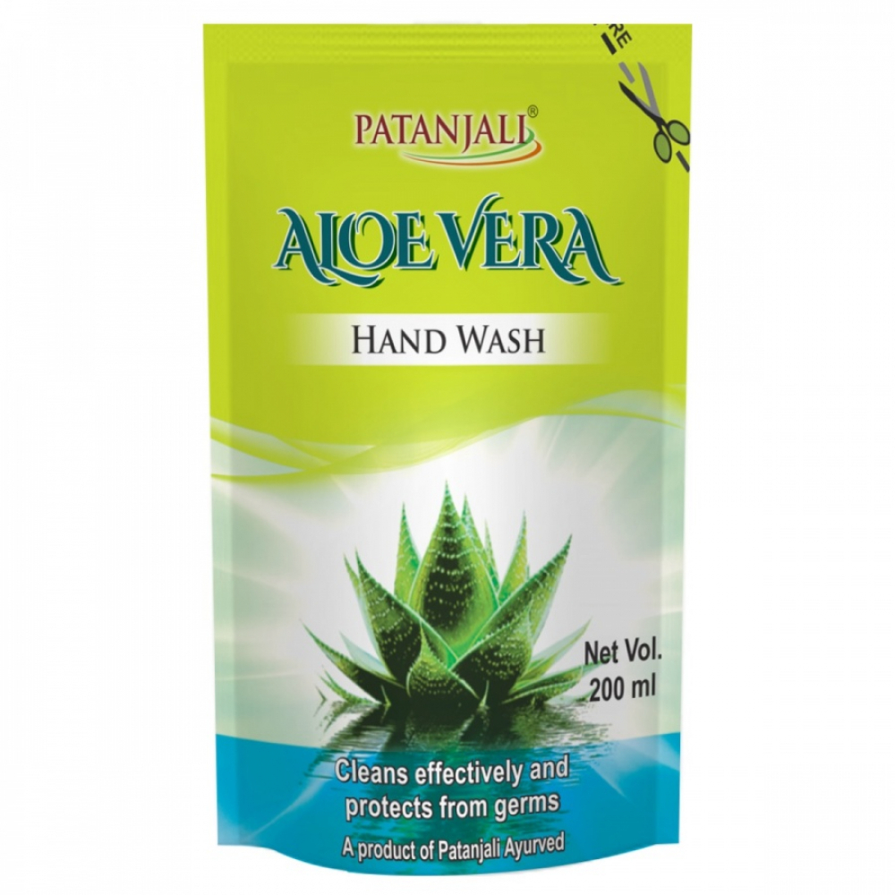 PATANJALI Aloevera Hand Wash  Мыло для рук Алое Вера 200мл