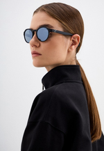 Спортивные очки HILX Feral Matt Solid Black / Black Mirror Polarized Lens