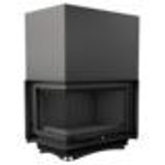 Каминная топка Kratki Maja/L/BS (угловое стекло слева) чугун