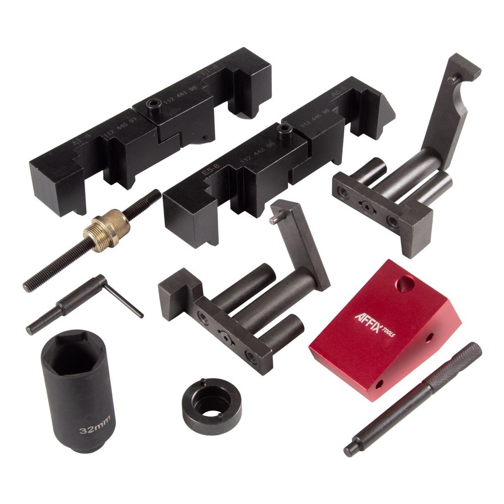 AFFIX (AF10321236C) Набор фиксаторов распредвала / коленвала, BMW M60/M62, кейс, 12 предметов