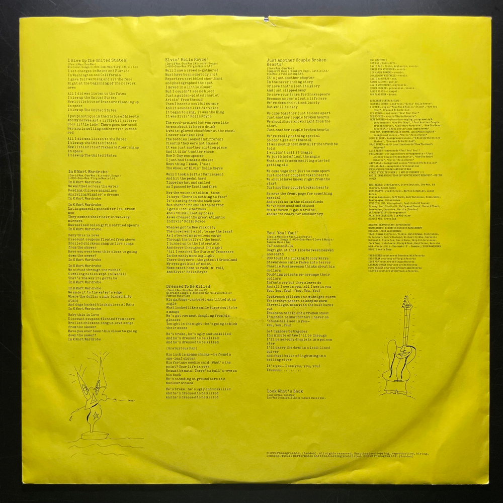 Was (Not Was) - Are You Okay? (Голландия 1990г.)