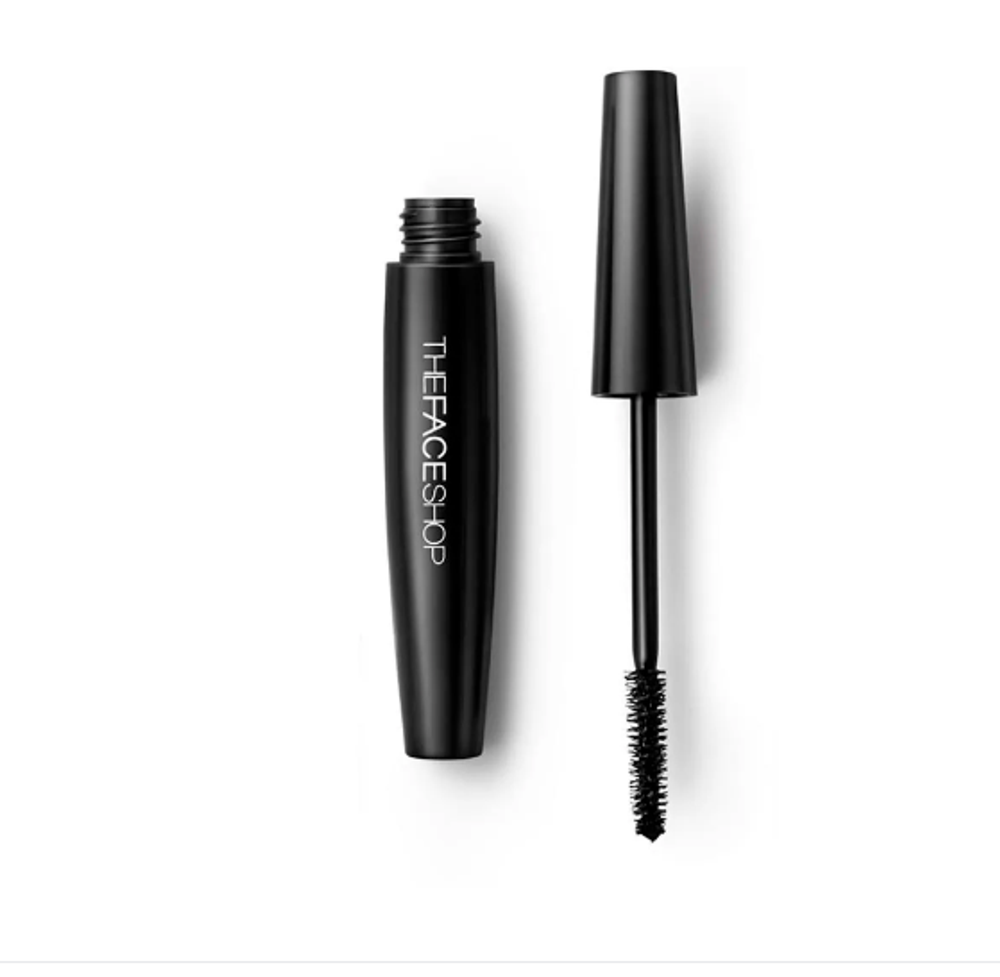 Тушь для ресниц подкручивающая и придающая объем 8 мл The Face Shop Pressian Big Volume Mascara