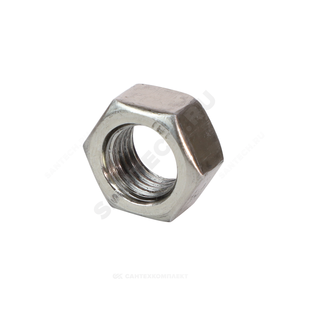 Гайка стальная М30 к.п. 5 шестигранная вес DIN 934 (5915/5927)