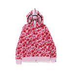 A Bathing Ape Abc Camo Double Shark Full Zip Худи Fw23 розовый